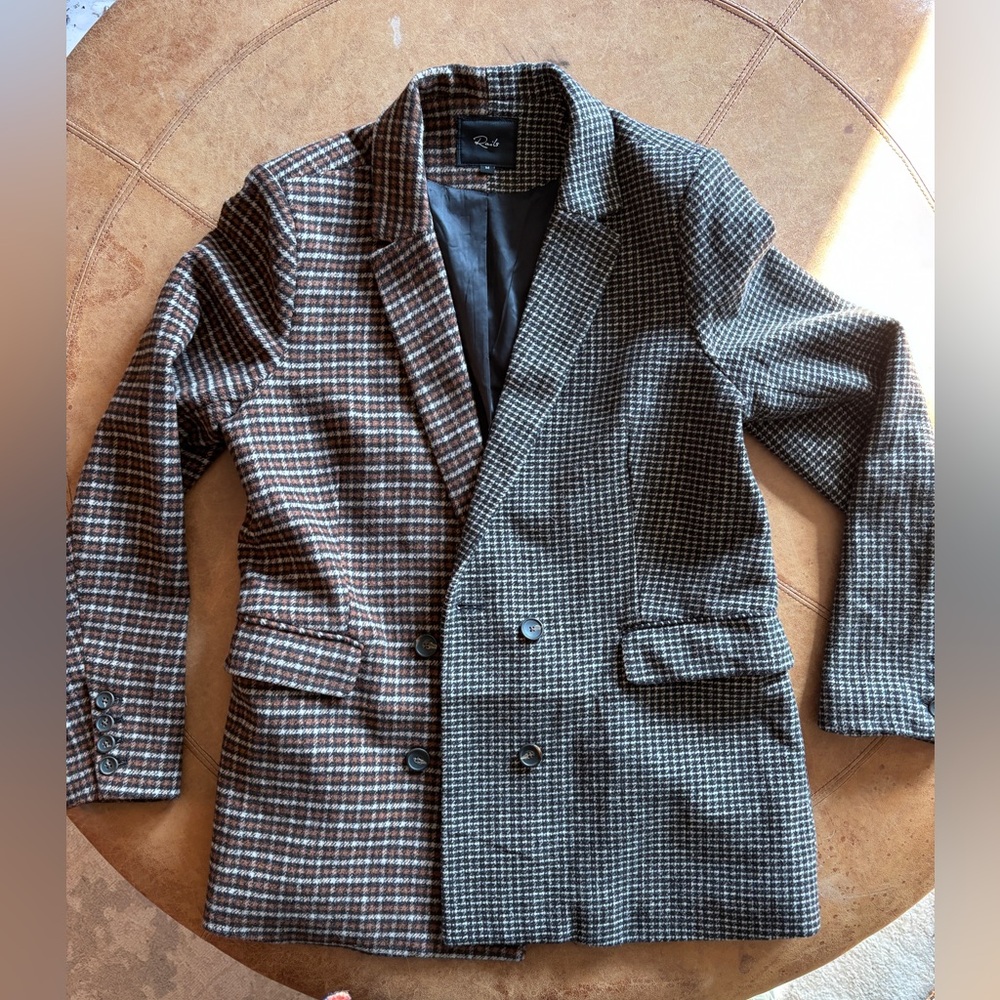 Rails plaid mixed patterns blazer 🔥 🤓 🥵